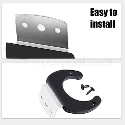 5 комплект 5-цветной силиконовой настенной стойки для ручного беспроводного микрофона&nbsp;AJEW-CA0003-52