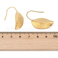 Серьги-подвески в форме листьев из нержавеющей стали 304&nbsp;LS-EJEW-V012-01G