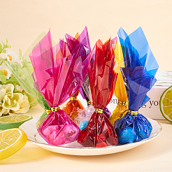 120 шт. 8 цвета квадратная упаковка для конфет из полипропилена&nbsp;DIY-WH20055-017A