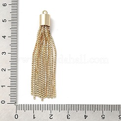 Кулон с кисточками и латунной цепочкой&nbsp;KK-K276-02G