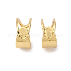 C-образные латунные серьги-манжеты&nbsp;EJEW-G445-04G