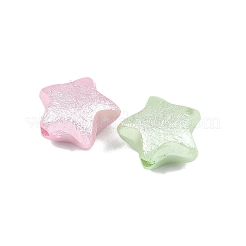 Текстурированные непрозрачные бусины из АБС-пластика&nbsp;MACR-K361-13