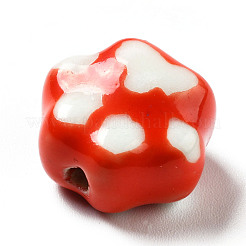 Ручной печатный шарики фарфора&nbsp;X1-PORC-F005-02C