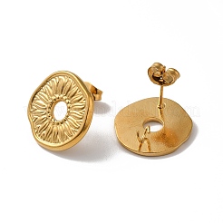 Фурнитура для сережек-гвоздиков из нержавеющей стали 304&nbsp;STAS-M314-01I-G