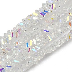 Гальванизируйте прозрачное стекло бисер нитей&nbsp;EGLA-P061-04C-AB