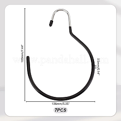 Вешалка для полотенец из нержавеющей стали и пластика&nbsp;AJEW-WH0534-58A