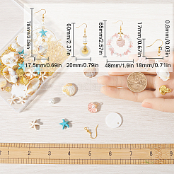 Набор для самостоятельного изготовления подвесных сережек из натуральных и синтетических смешанных драгоценных камней&nbsp;DIY-SC0024-34