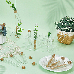 15 шт. стеклянная бутылка-контейнер для бисера&nbsp;AJEW-OC0014-53