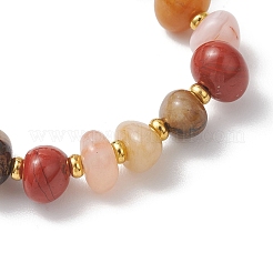 Браслеты из натуральных смешанных драгоценных камней с бусинами для женщин&nbsp;BJEW-JB13372