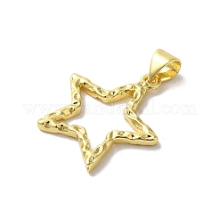 Подвески в форме сердца из латуни&nbsp;KK-G504-24D-G