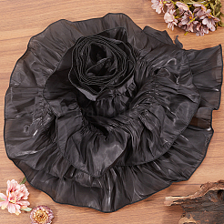 Волнистое кружево из полиэстера&nbsp;OCOR-WH0082-147A