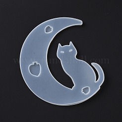 DIY животное на полумесяце большой кулон силиконовые Молды&nbsp;DIY-F125-03