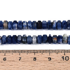 Природный содалит бисер нитей&nbsp;G-N357-14A-03