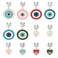 12 шт. подвеска-стетоскоп из эмалевого сплава&nbsp;HJEW-OC00147