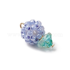 Стеклянные подвески из бисера&nbsp;PALLOY-MZ00593-02