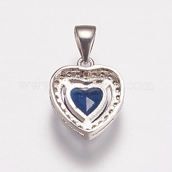 Латунные микро проложить кубического циркония подвески&nbsp;LS-ZIRC-E143-58A-P