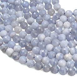 Натуральный голубой кружевной агат бисер нитей&nbsp;G-C280-B07-8mm