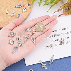 Соединители звеньев сплава горный хрусталь&nbsp;ALRI-PH0001-13