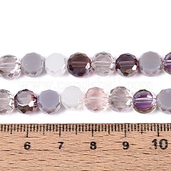 Стеклянные бусины с гальваническим покрытием &nbsp;X-EGLA-N022-03A-A02