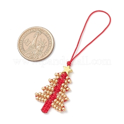 3 шт. подвеска на елку из стеклянных бусин&nbsp;HJEW-MZ00373