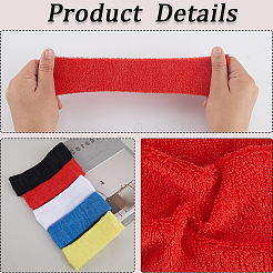 5 шт. эластичные повязки для занятий спортом из хлопка и спандекса двух цветов&nbsp;OHAR-CY0001-13