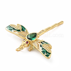 Стойки обшивки латунь микро проложить Циркон подвеску&nbsp;KK-E281-07G-01