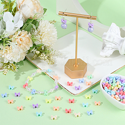 500 шт. Непрозрачные акриловые бусины&nbsp;SACR-PA0001-21B