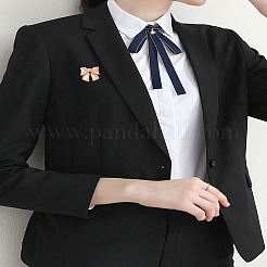 1 шт. брошь-бантик с имитацией жемчуга&nbsp;JEWB-LP0004-15