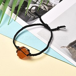 Клатч в стиле макраме с плетеными бусинами из натуральных драгоценных камней&nbsp;BJEW-JB06616