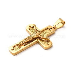 Подвески-кресты Иисуса из нержавеющей стали 304&nbsp;STAS-F323-08G