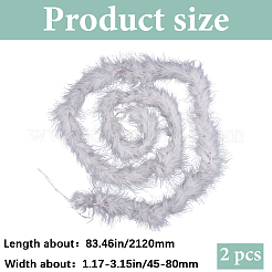 Аксессуары для украшений из перьев индейки&nbsp;AJEW-WH20018-91A