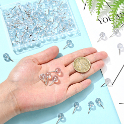 Круглые пластиковые кнопки&nbsp;AJEW-WH20070-074A