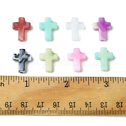 104 шт. 8-х цветные акриловые бусины с имитацией драгоценных камней&nbsp;OACR-FS0001-79