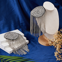 2 шт. фетровые эполеты со стразами&nbsp;AJEW-FH0006-70