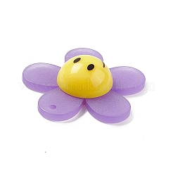 Подвески из матового полупрозрачного акрила&nbsp;OACR-P012-C07