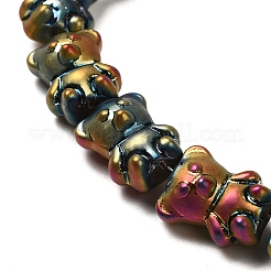 Стеклянные бусины с гальваническим покрытием &nbsp;EGLA-Q127-A02-01B