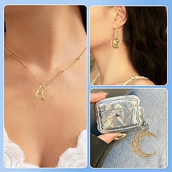 5 шт. 5 стиля ионного покрытия (IP) 304 подвески из нержавеющей стали&nbsp;STAS-YW0003-61