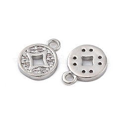 Латунные микро проложить кубического циркония подвески&nbsp;KK-P289-01P