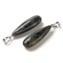 Природные подвески лабрадорита&nbsp;G-Q192-07P-06