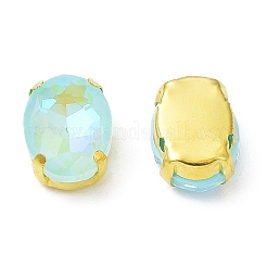 Мокко(мк) овал пришить по стразам&nbsp;RGLA-F080-01A-05