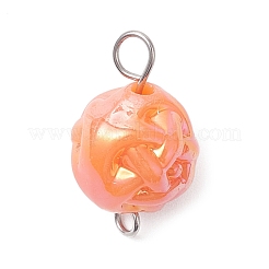 Подвески-коннекторы из непрозрачного акрила цвета AB&nbsp;PALLOY-JF04604