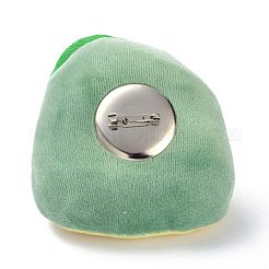 Брошь из нетканого материала с мультяшным авокадо&nbsp;JEWB-Z001-01