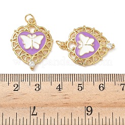 Латунные микро проложить кубического циркония подвески&nbsp;KK-P326-07G