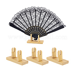 Деревянные складные веерные стенды&nbsp;DIY-WH0899-323