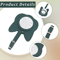 2 шт. багажных бирок из искусственной кожи 2 цветов&nbsp;AJEW-CL0002-59A