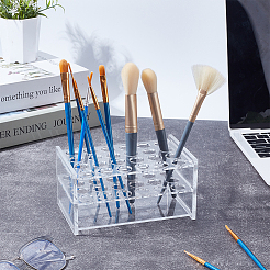 Стеллажи для многоцелевого использования из стеклянных цилиндрических труб с 24 отверстием&nbsp;AJEW-WH0596-418D