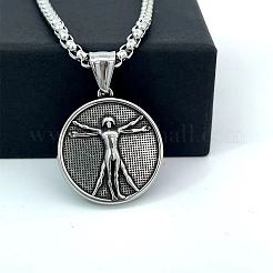 Ожерелье с подвеской из нержавеющей стали 304&nbsp;CI8024