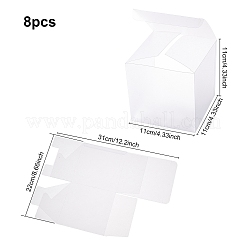 Матовый пвх прямоугольник благосклонность коробка конфеты угощение подарочная коробка&nbsp;CON-BC0006-38