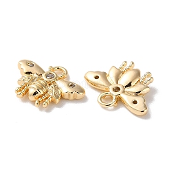 Латунные микро проложить кубического циркония подвески&nbsp;KK-F867-11G