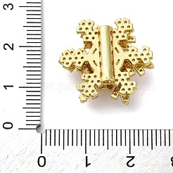 Латунные микро проложить кубического циркония бусы&nbsp;KK-D378-19G-02